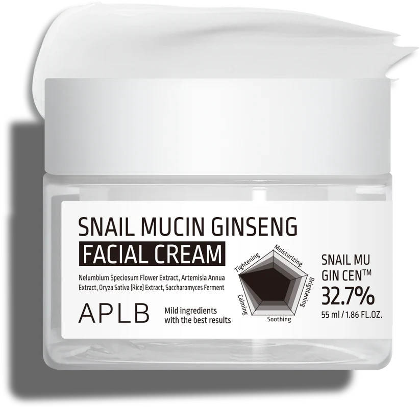 APLB - Snail Mucin Ginseng Facial Cream 55ml