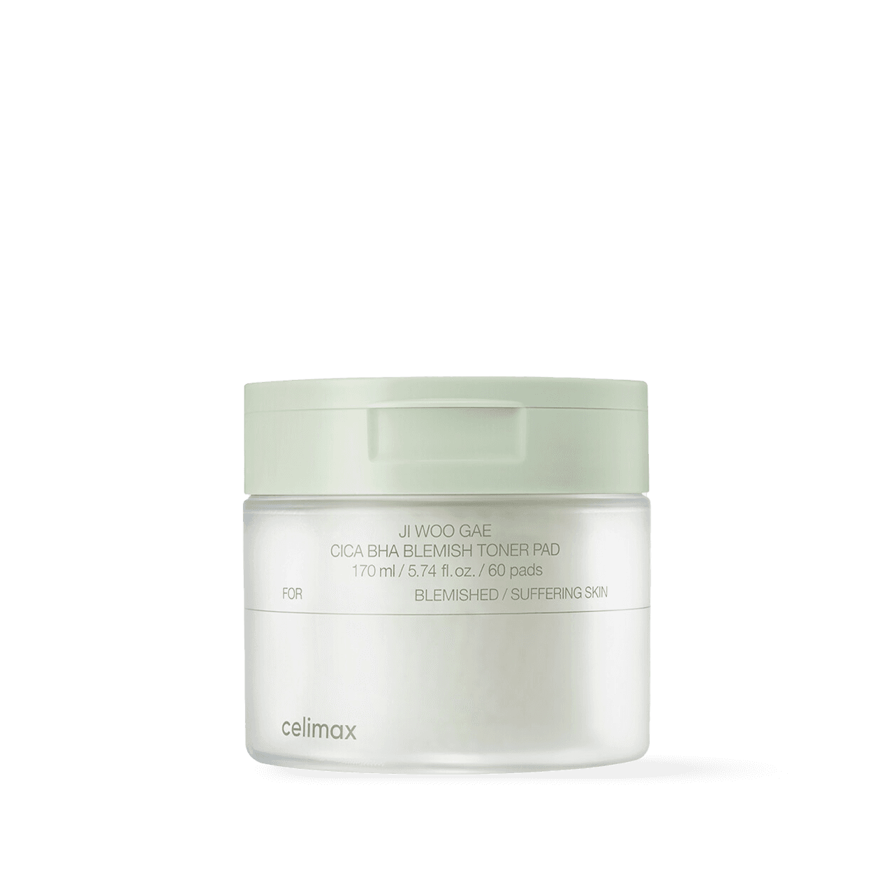 celimax - Ji Woo Gae Cica BHA Blemish Toner Pad 60pad