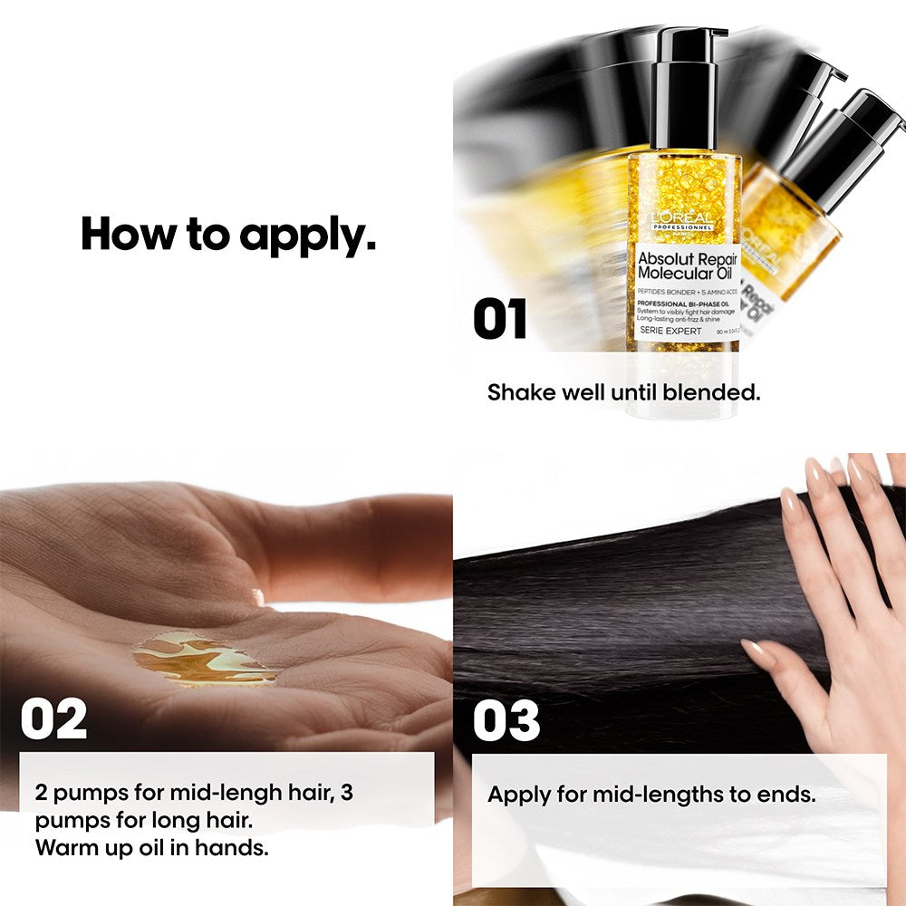 L'Oreal Professionnel - Absolut Repair Molecular Bi-Phase Oil 90ml