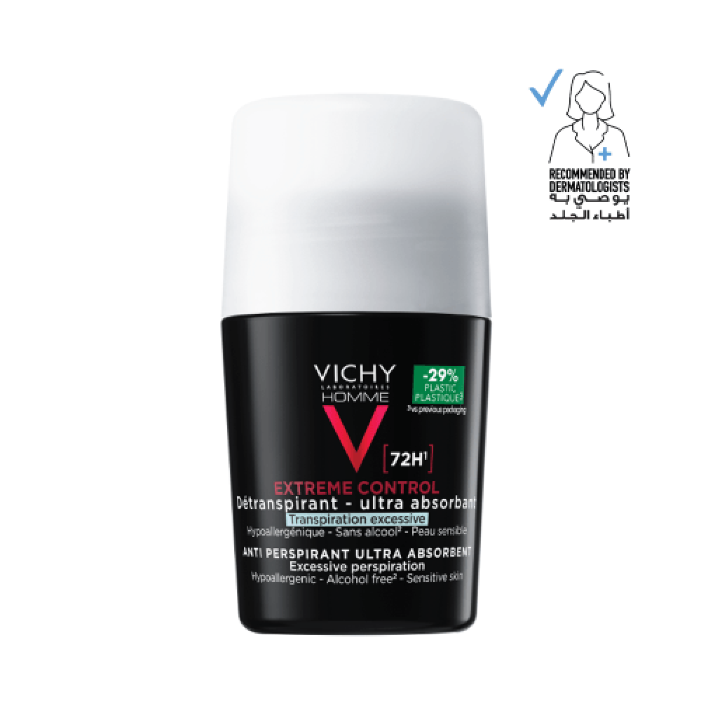 Vichy - 72H Homme Extreme Control Anti-Perspirant Roll-On