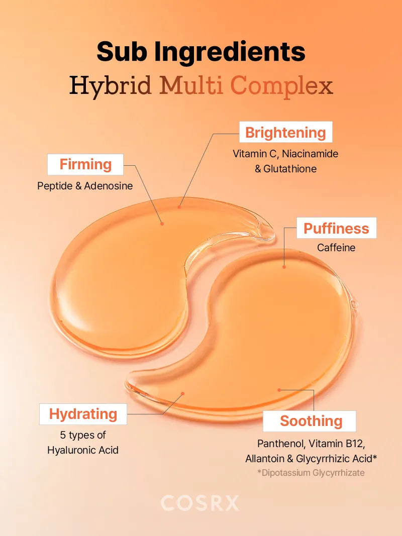 COSRX - 5 PDRN Collagen Vitalizing Hydrogel Eye Patch 60 patches