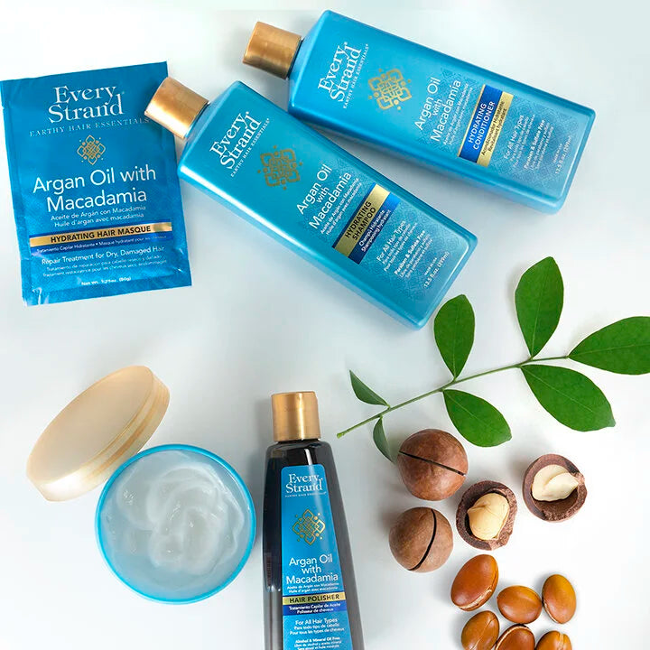 Every Strand - Argan Oil with Macadamia Hair Polisher 6oz / 177ml