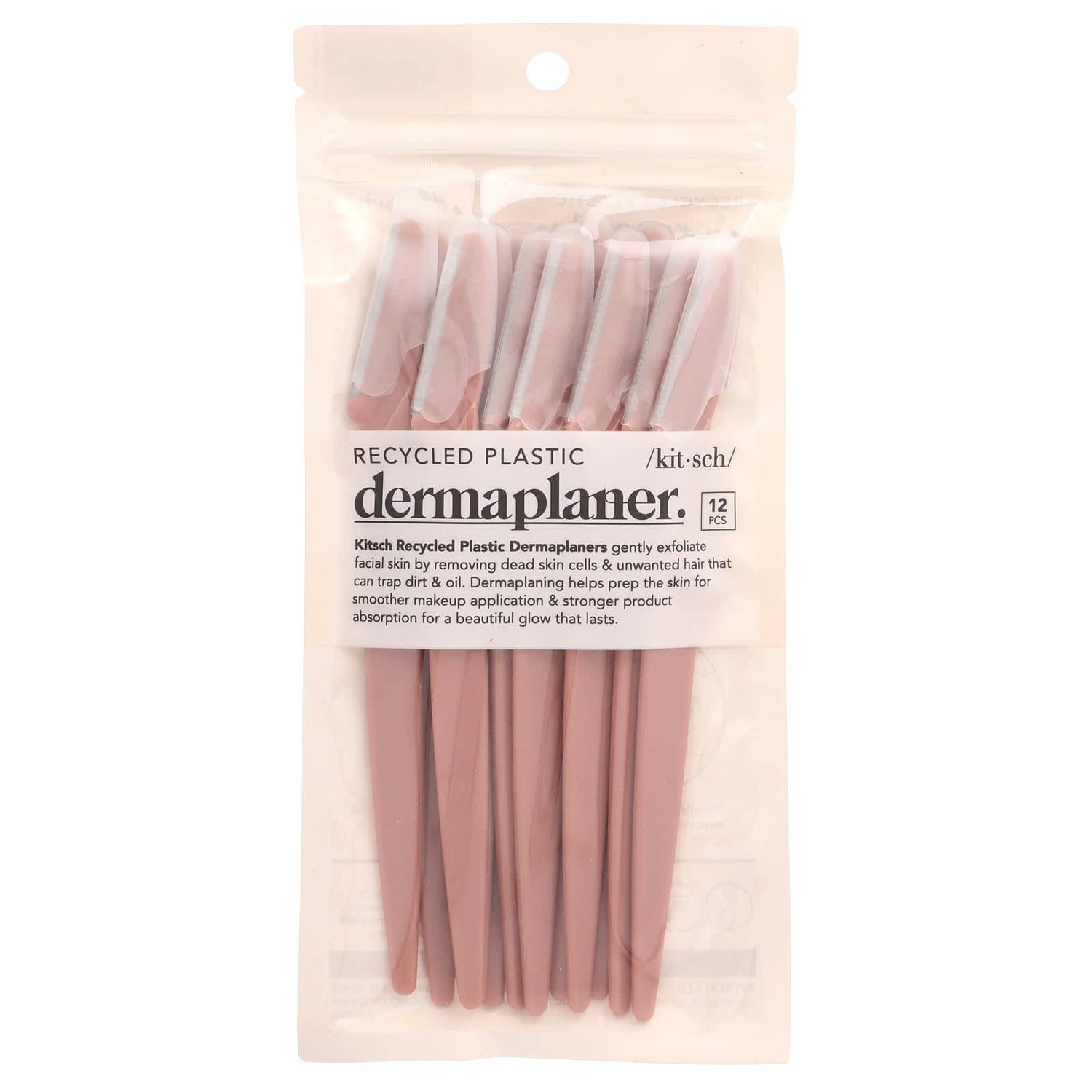 Kitsch Recycled Plastic Dermaplaner, Terracotta (per 1 piece)