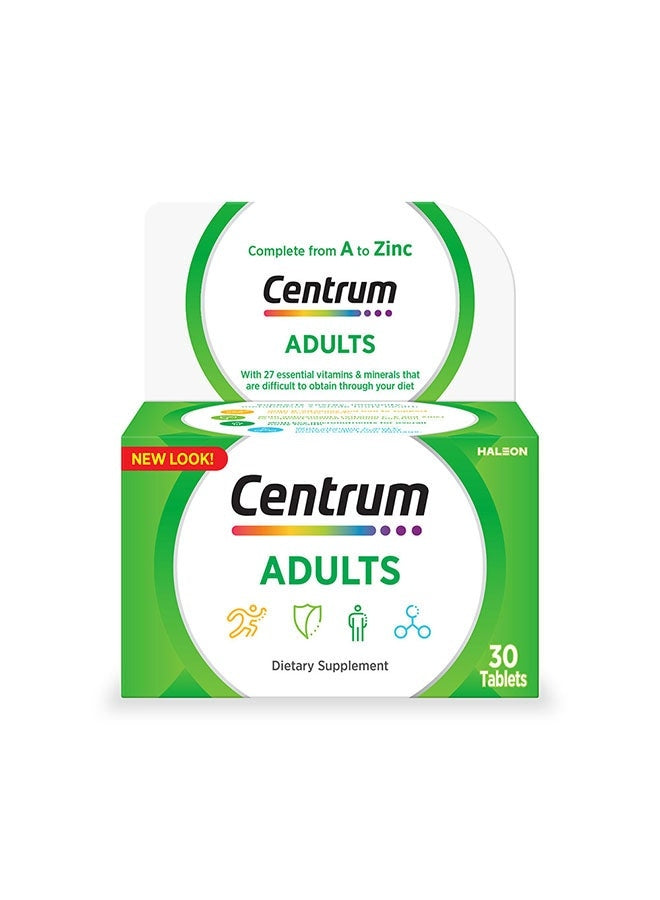 Centrum - Adult Multivitamin 30 Tablets