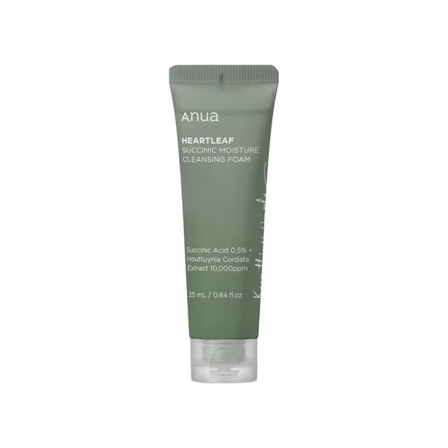 Anua - Heartleaf Succinic Moisture Cleansing Foam Mini