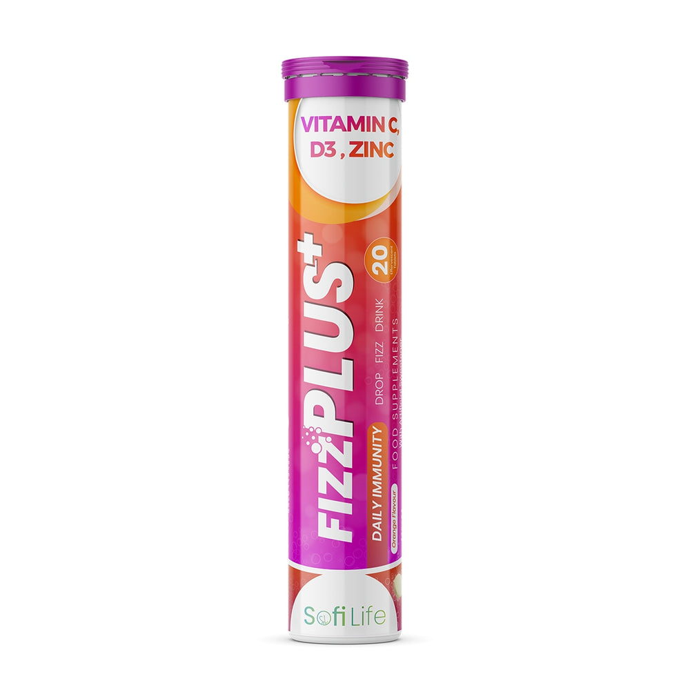 Sofi Life Fizz Plus Vitamin C+ Vitamin D3 + Zinc 20 Effervescents