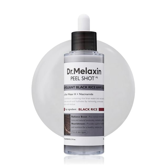 Dr. Melaxin - Peel Shot Exfoliant Black Rice Ampoule 80ml