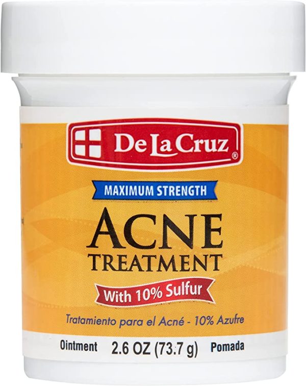 De La cruz Sulfur Ointment – Pomada de Azufre 2.6 OZ (73.7g)
