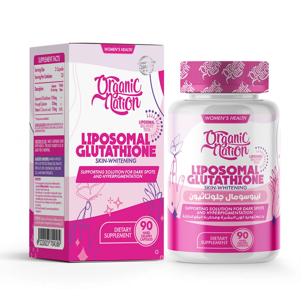 Organic Nation Liposomal Glutathione-30Serv.- 90Capsules