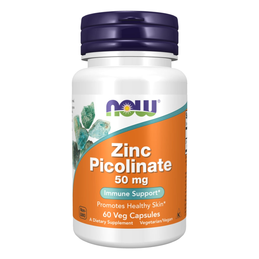 Now supplements, Zinc Picolinate 50mg 60 Veg Capsules