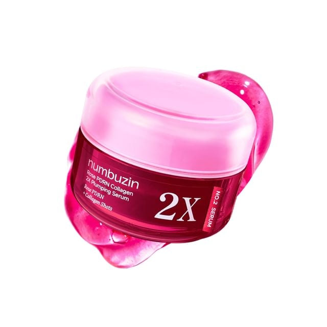 numbuzin - No.2 Rose PDRN Collagen 2X Plumping Serum - 30ml