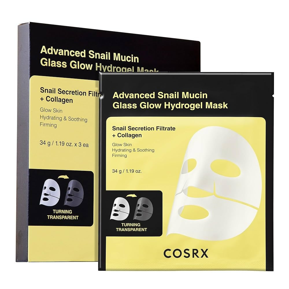 COSRX - Advanced Snail Mucin Glass Glow Hydrogel Mask (per piece)