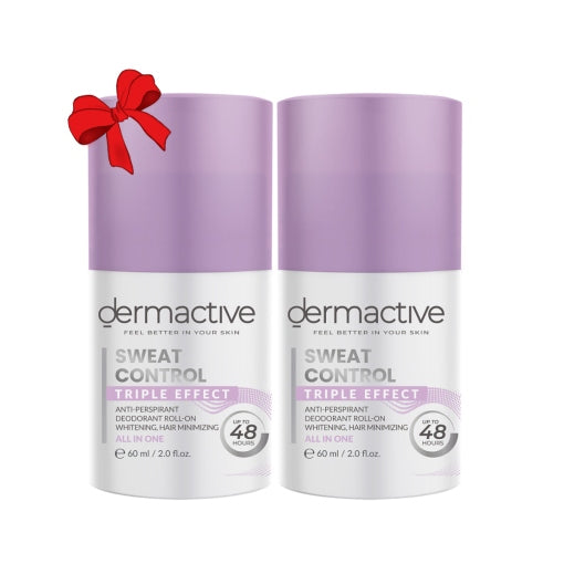 DERMACTIVE ROLL-ON SWEAT CONTROL TRIPLE EFFECT 1+1 OFFER