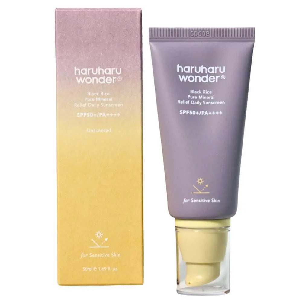 Haruharu WONDER - Black Rice Pure Mineral Relief Daily Sunscreen