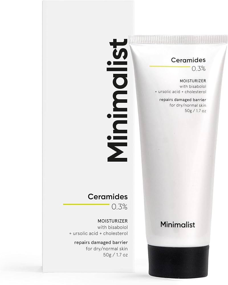 Minimalist Ceramides 0.3% + Bisabolol Moisturizer for Dry Skin