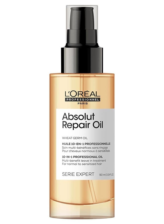 L'Oréal Professionnel Serie Expert Absolut Repair 10 in 1 Leave in Oil for Dry and Damaged Hair 90.0ml