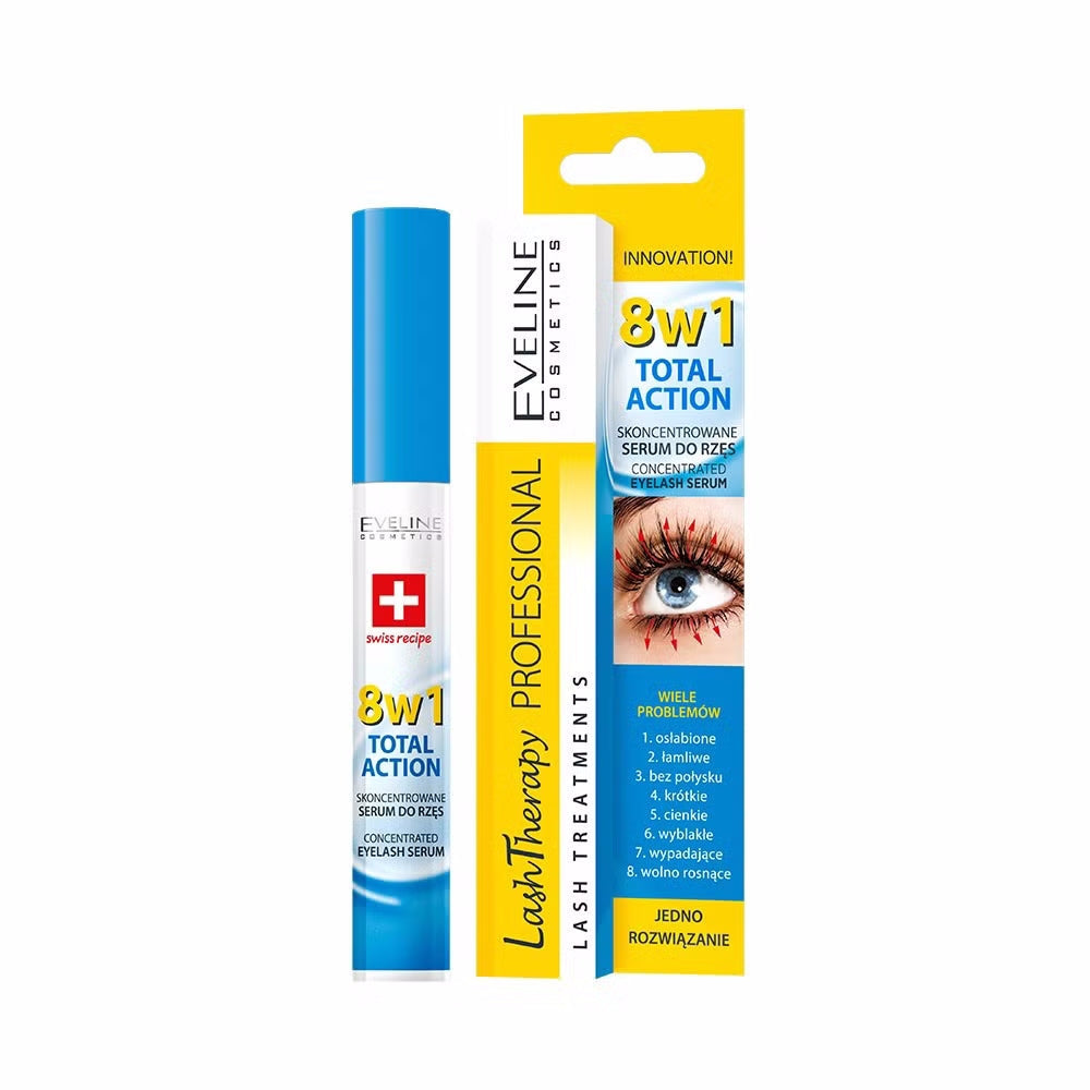 Eveline Total Action Concentrated eyelash serum 8in1