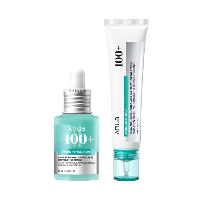 Anua - Bundle: PDRN Hyaluronic Acid Capsule 100 Serum + PDRN Hyaluronic Acid 100 Moisturizing Cream