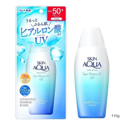 Rohto Mentholatum - Skin Aqua Super Moisture UV Gel SPF 50+ PA++++ 110g