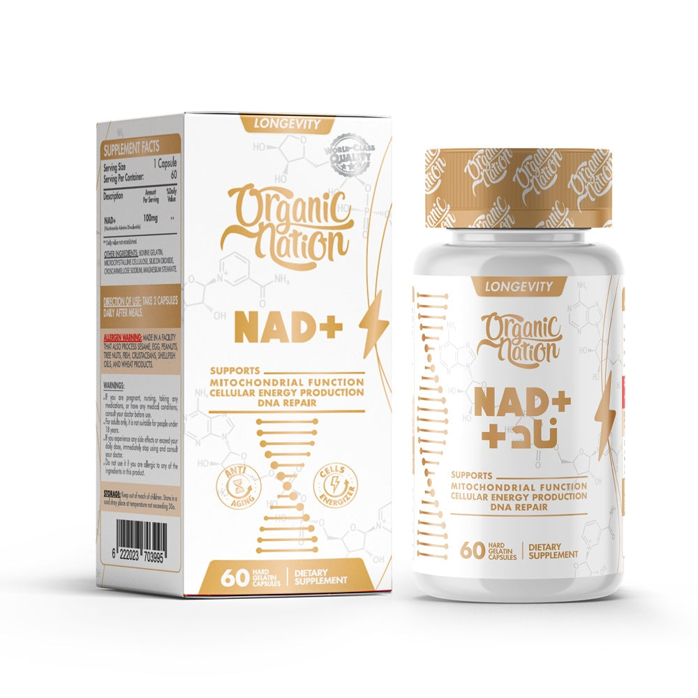 Organic Nation NAD+ 60Serv.- 60Capsules