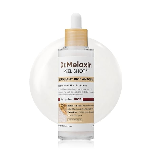 Dr. Melaxin - Peel Shot Exfoliant White Rice Ampoule 80ml