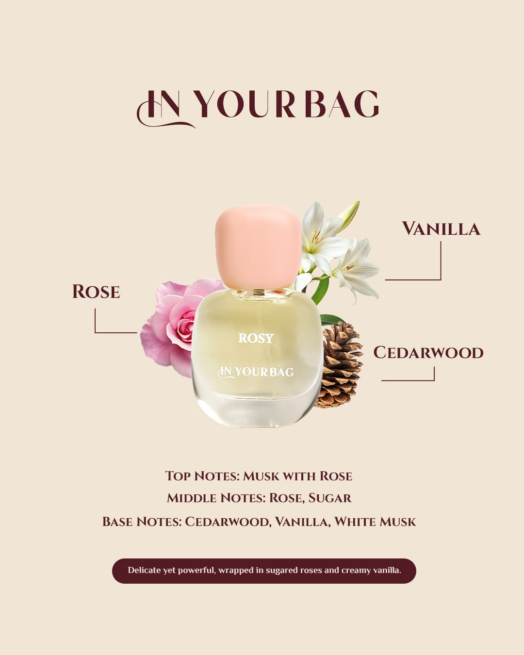 IN YOUR BAG ROSY