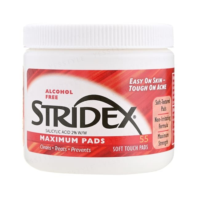 STRIDEX - Maximum 2% Salicylic Acid Soft Touch Pads (55 pad)