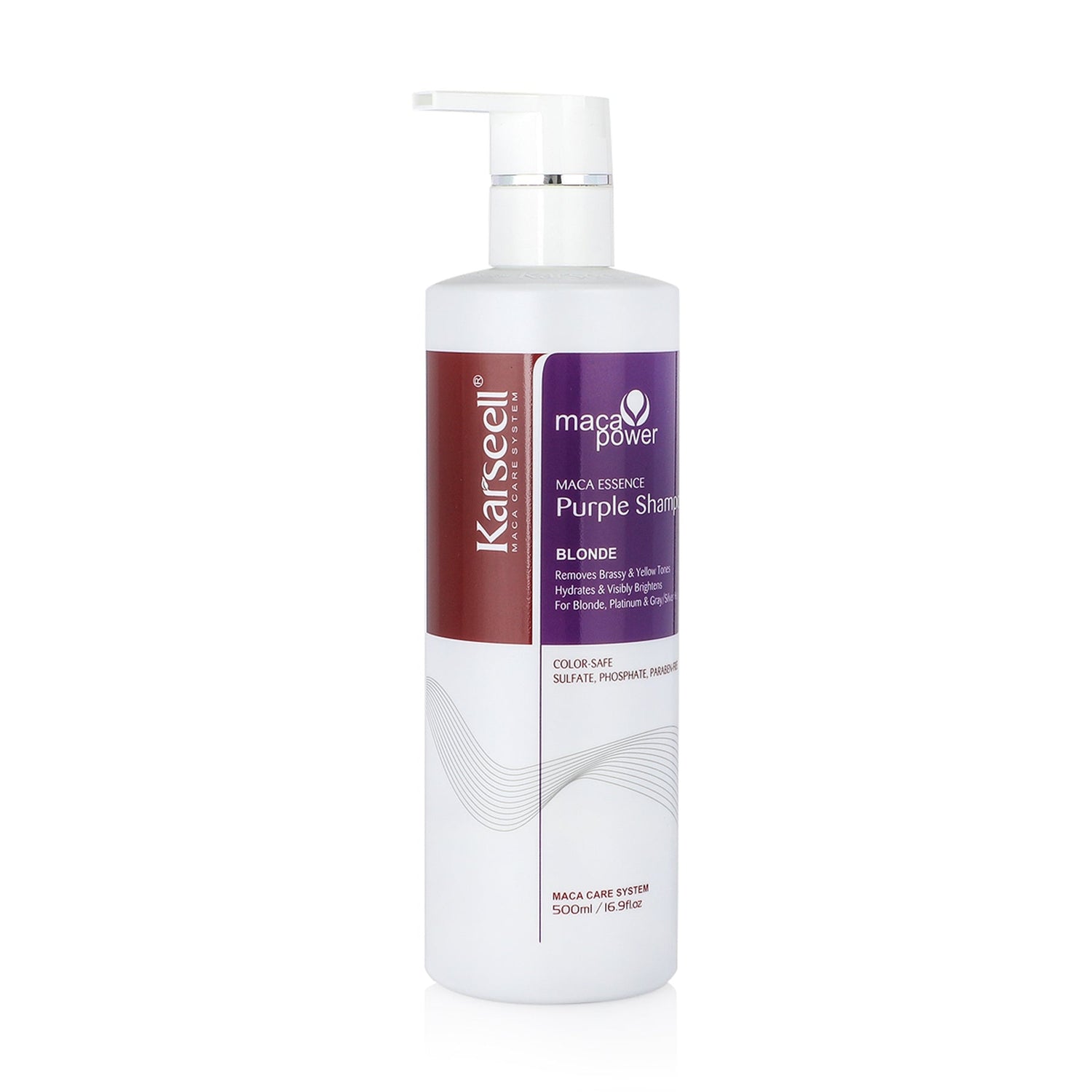 Karseell Maca Essence Purple Shampoo Blonde 500ml