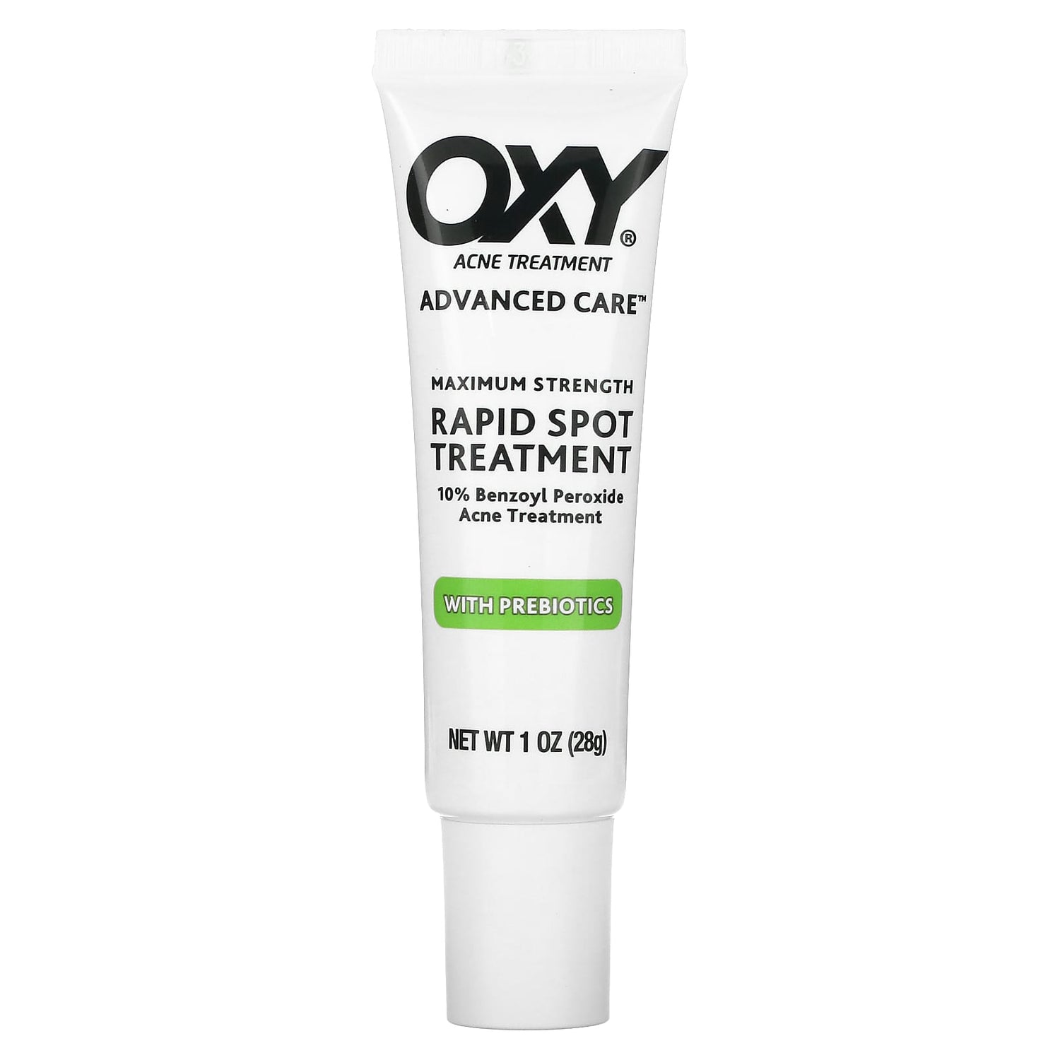 Oxy Skin Care Advanced Care, Rapid Spot Treatment with Prebiotics, Maximum Strength, 1 oz (28 g)