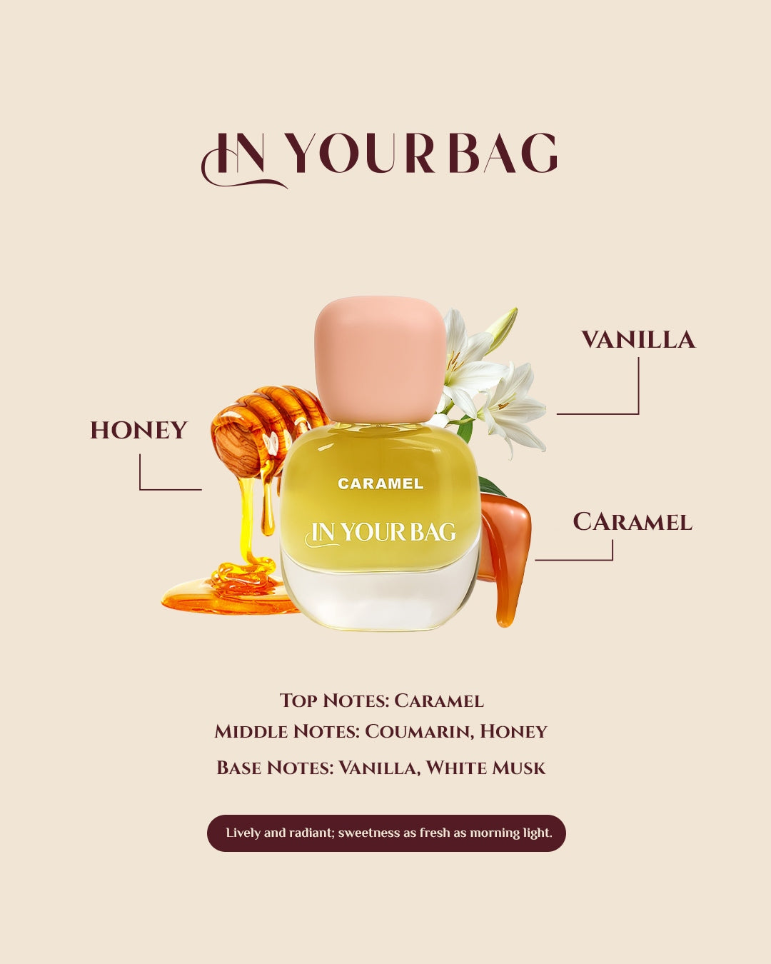IN YOUR BAG - Caramel