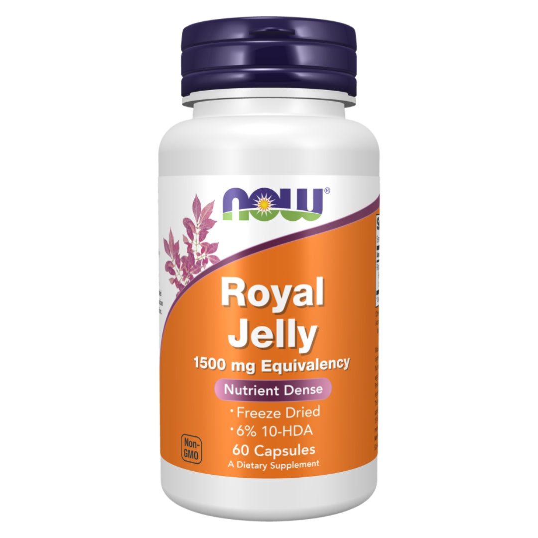 NOW Foods - Royal Jelly 1500mg 60 Veg Capsules