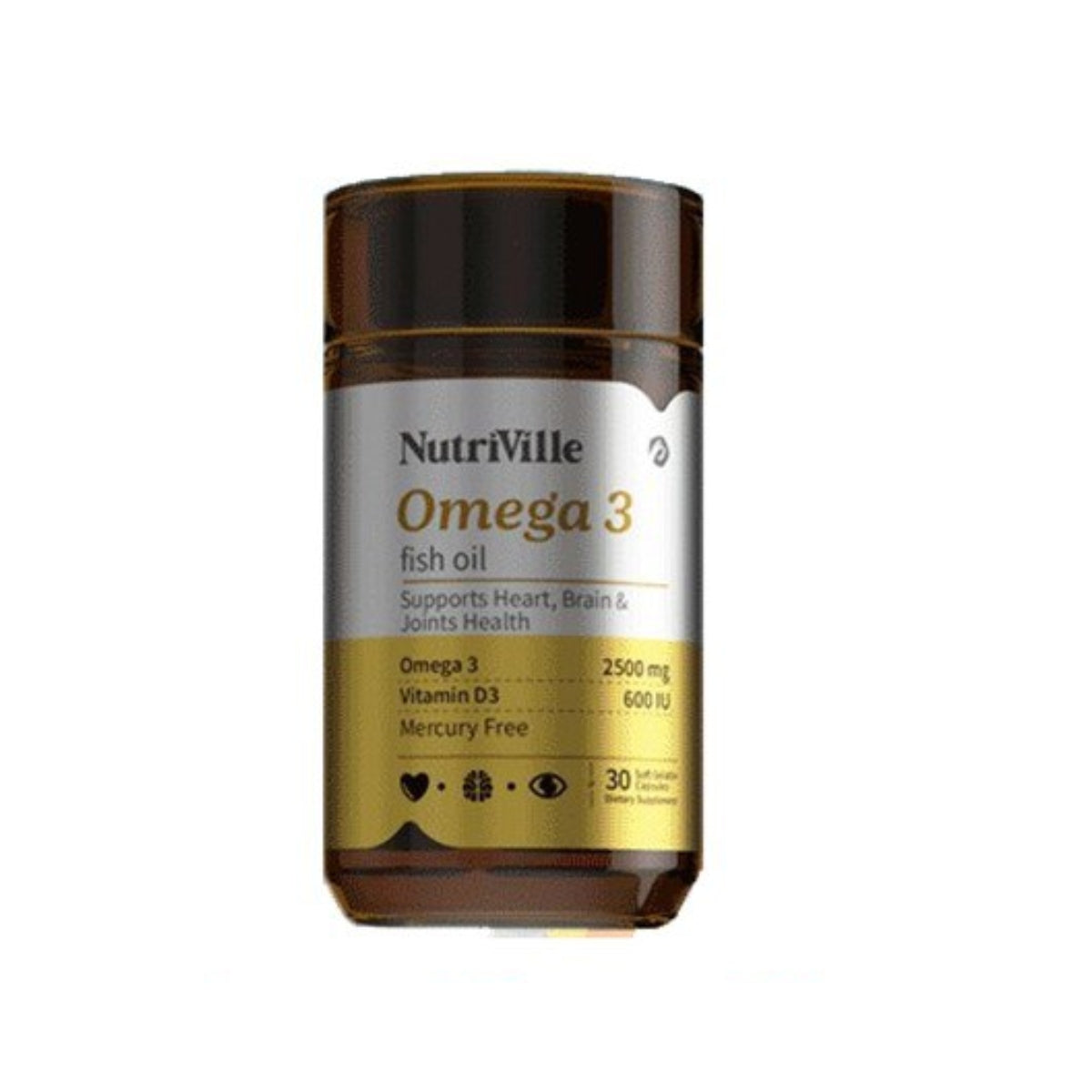 Nutriville Omega 3 Fish Oil 30 Capsules