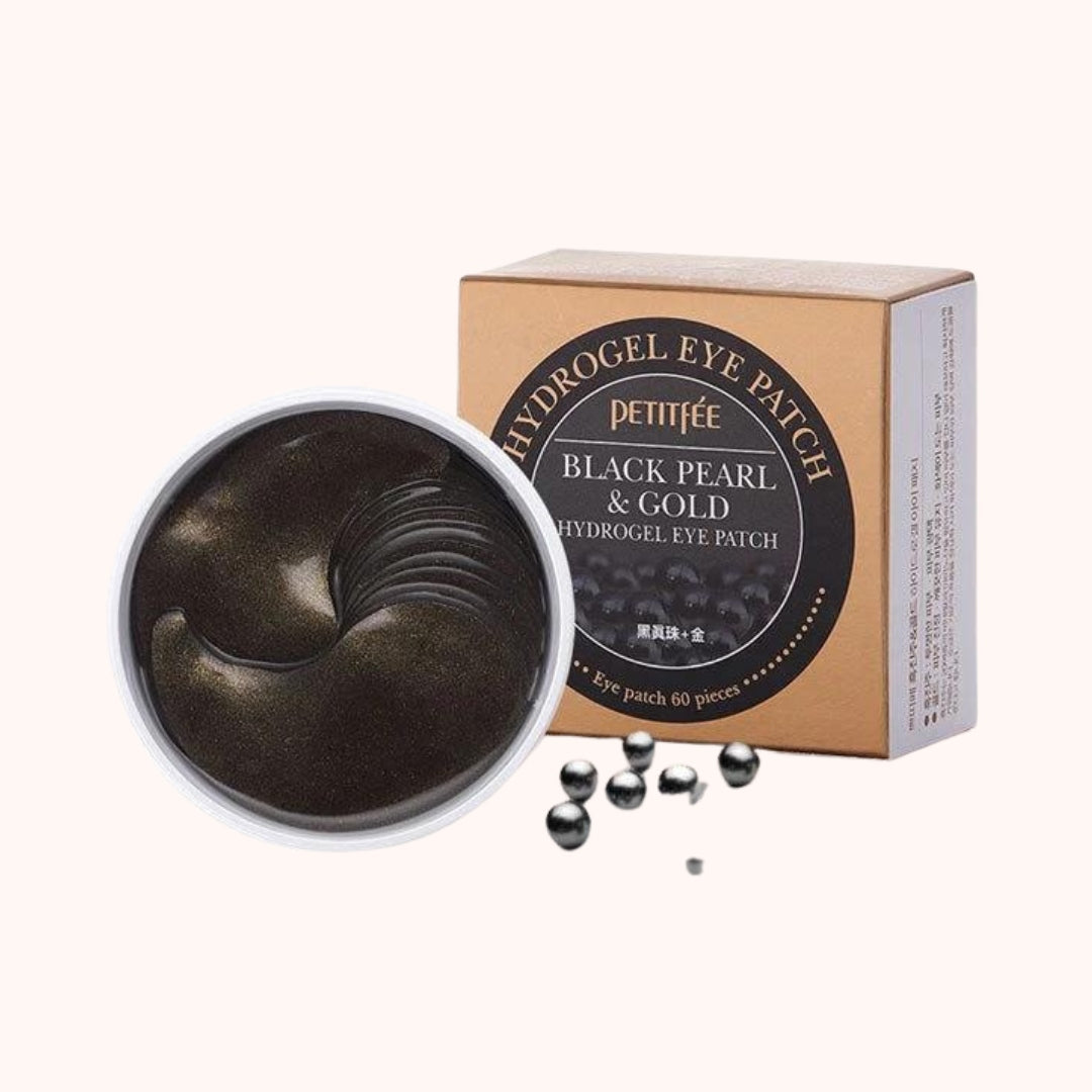 PETITFEE - Black Pearl & Gold Eye Patch 60pcs