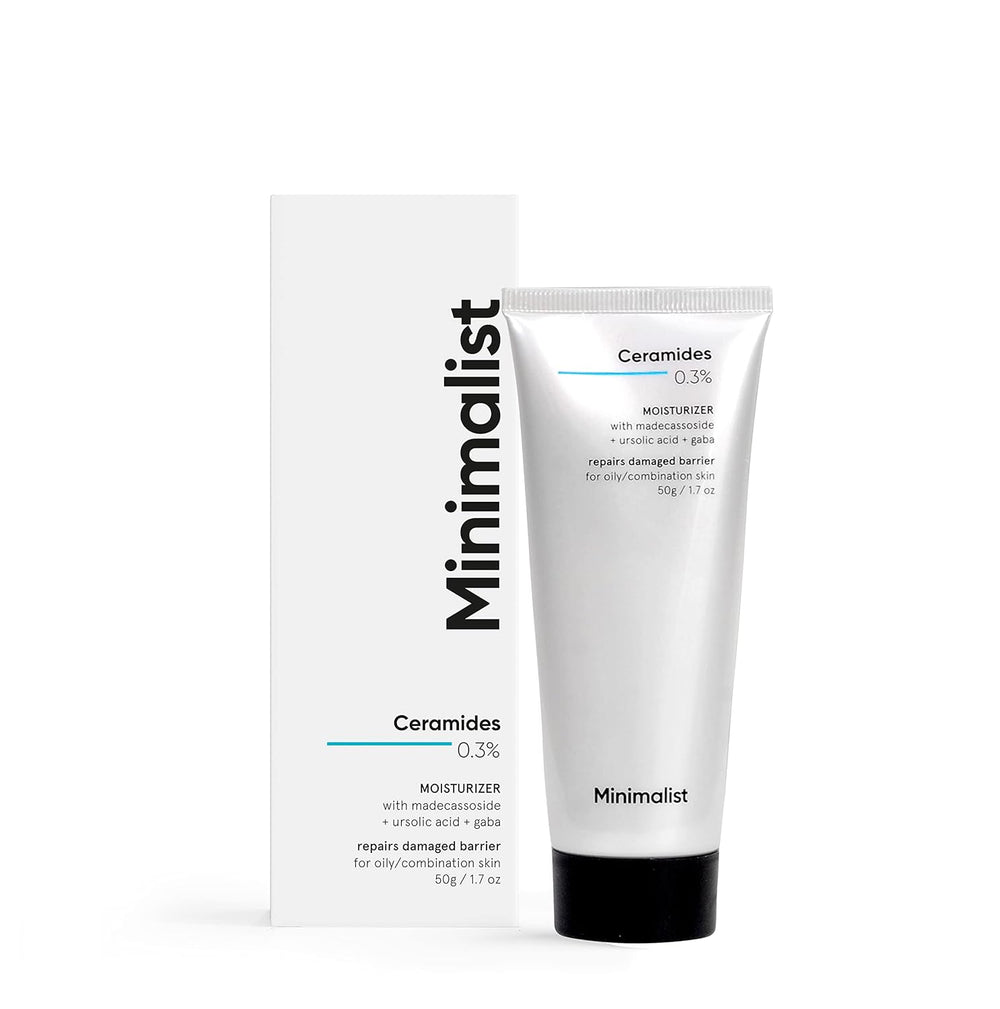 Minimalist Ceramides 0.3% + Madecassoside Moisturizer for Oily Skin