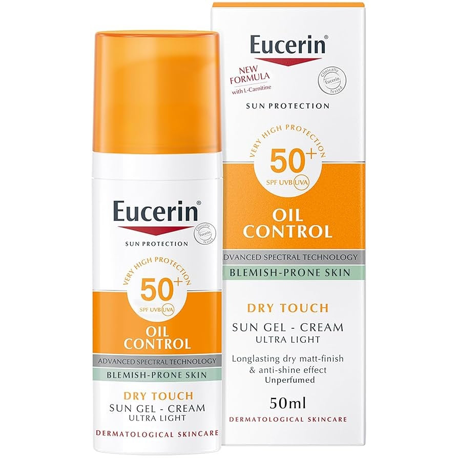 Eucerin Sun Protection Oil Control Dry Touch SPF 50+ Sun Gel-Cream - 50ml