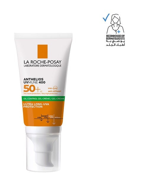 La Roche Posay Innovation Anthelios UVMUNE 400 50+ Oil Control Gel Cream Anti- Brilliance 50 ml