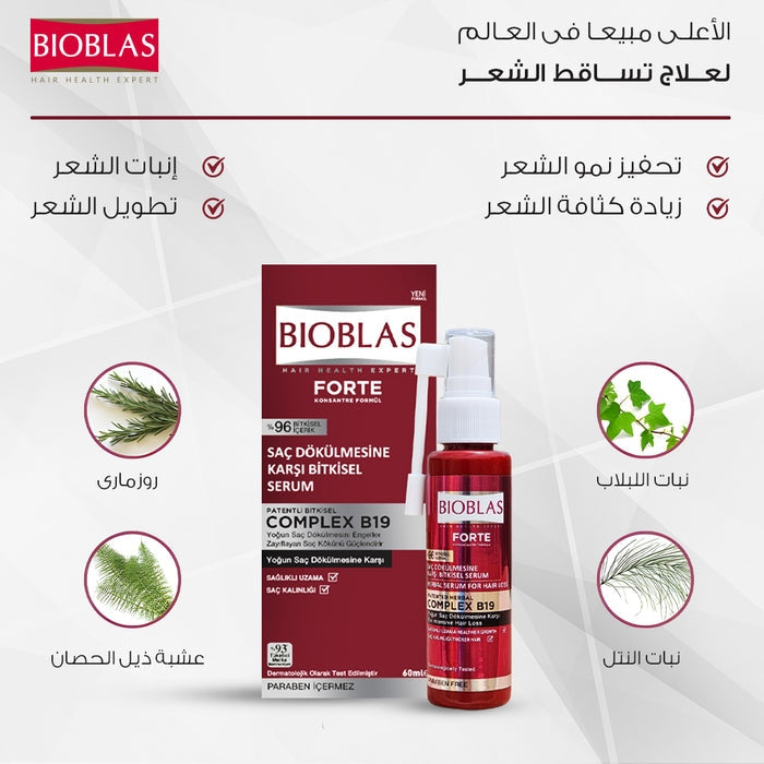 Bioblas - Forte Anti-Hair Loss Treatment Intensive Herbal Serum 60ml