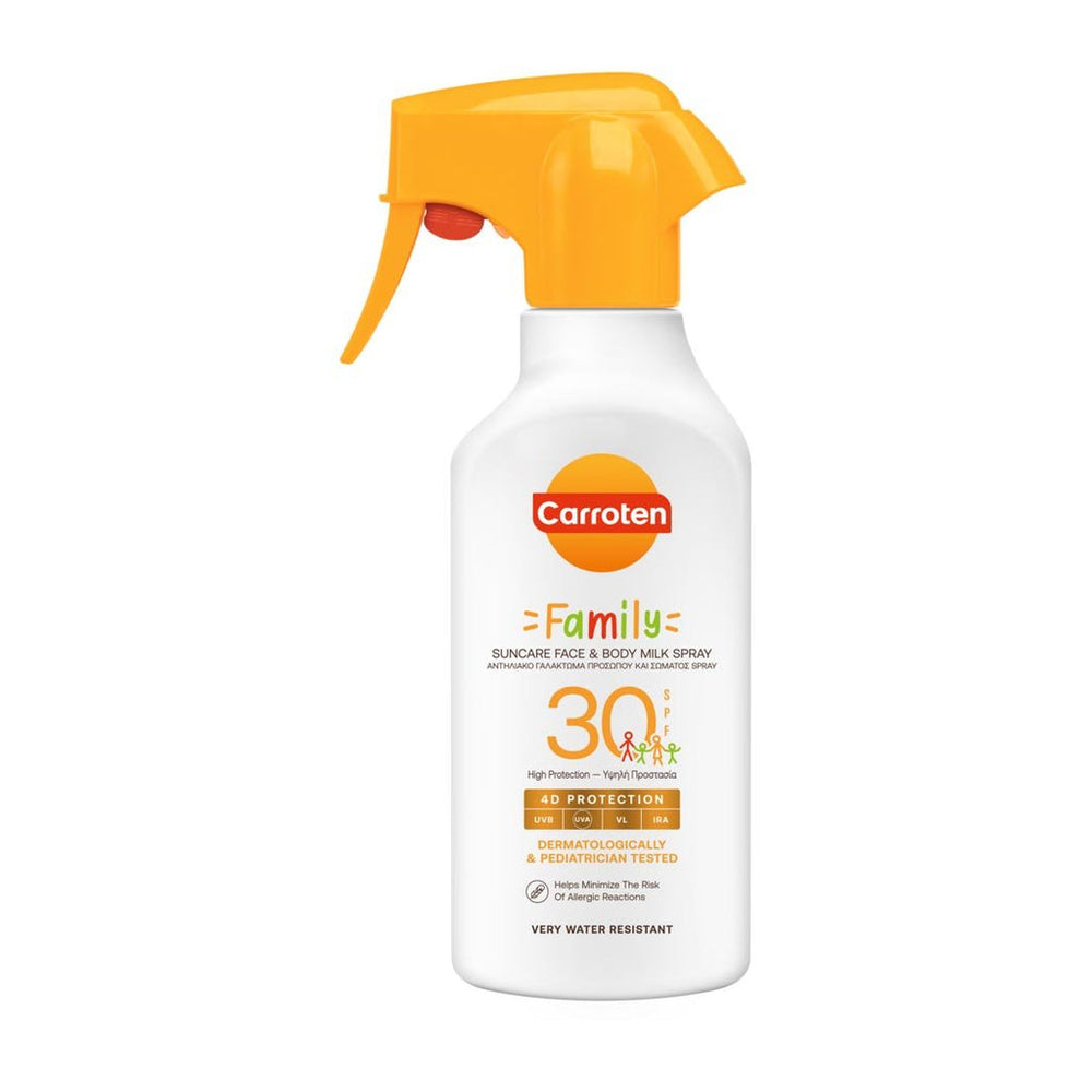 Carroten Family suncare milk spray spf30
