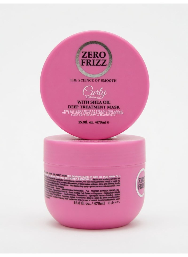 Zero Frizz - Curly Defining Shea Oil Hair Mask 470ml